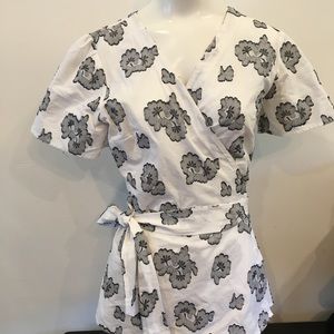 Ann Taylor Wrap Top